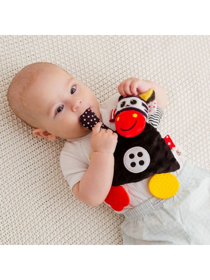 Bali Bazoo Baby-Stoffspielzeug Beißring in schwarz günstig kaufen onesize