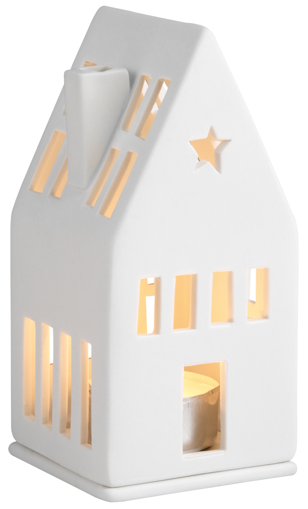 Mini Lichthaus Traumhaus weiß