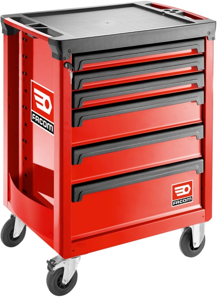 Facom ROLL.6M3A Tool Trolley 6 Drawers M3 Red