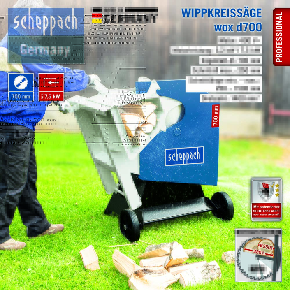 Scheppach Wippkreissäge wox D700 7,50KW