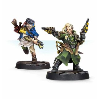 Necromunda Kal Jericho and Scabs