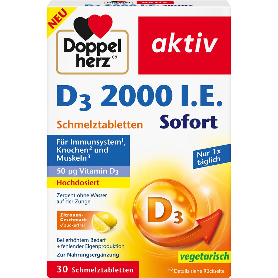 D3 2000 I.E. Sofort Tabletten