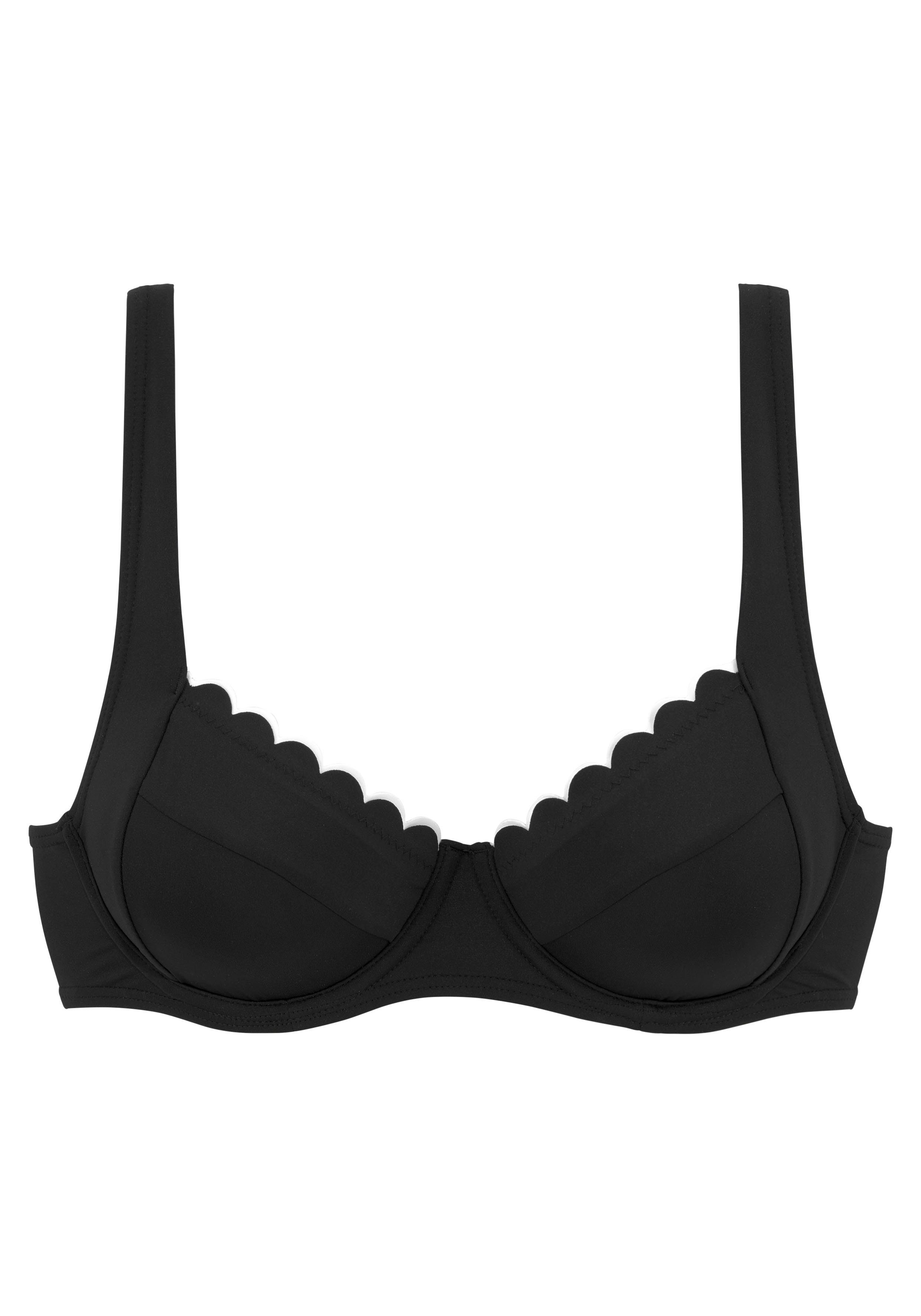 LASCANA Bügel-Bikini-Top Camilla, mit kontrastfarbenem Detail