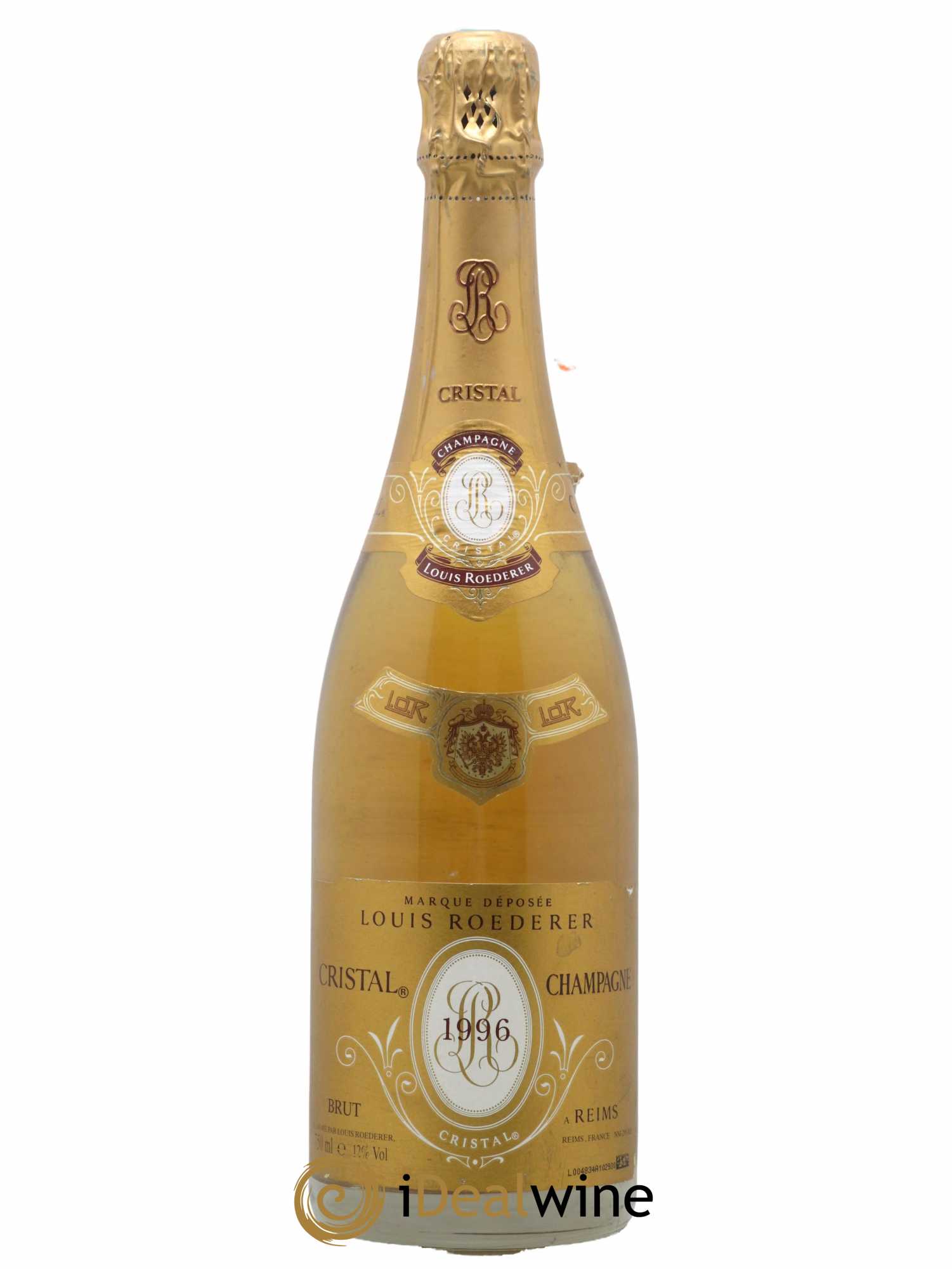 Cristal Louis Roederer  1996 - Lot de 1 Bouteille