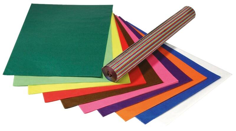 Folia Durchschlagpapier Farbig sortiert 42 g/m² 100 Blatt