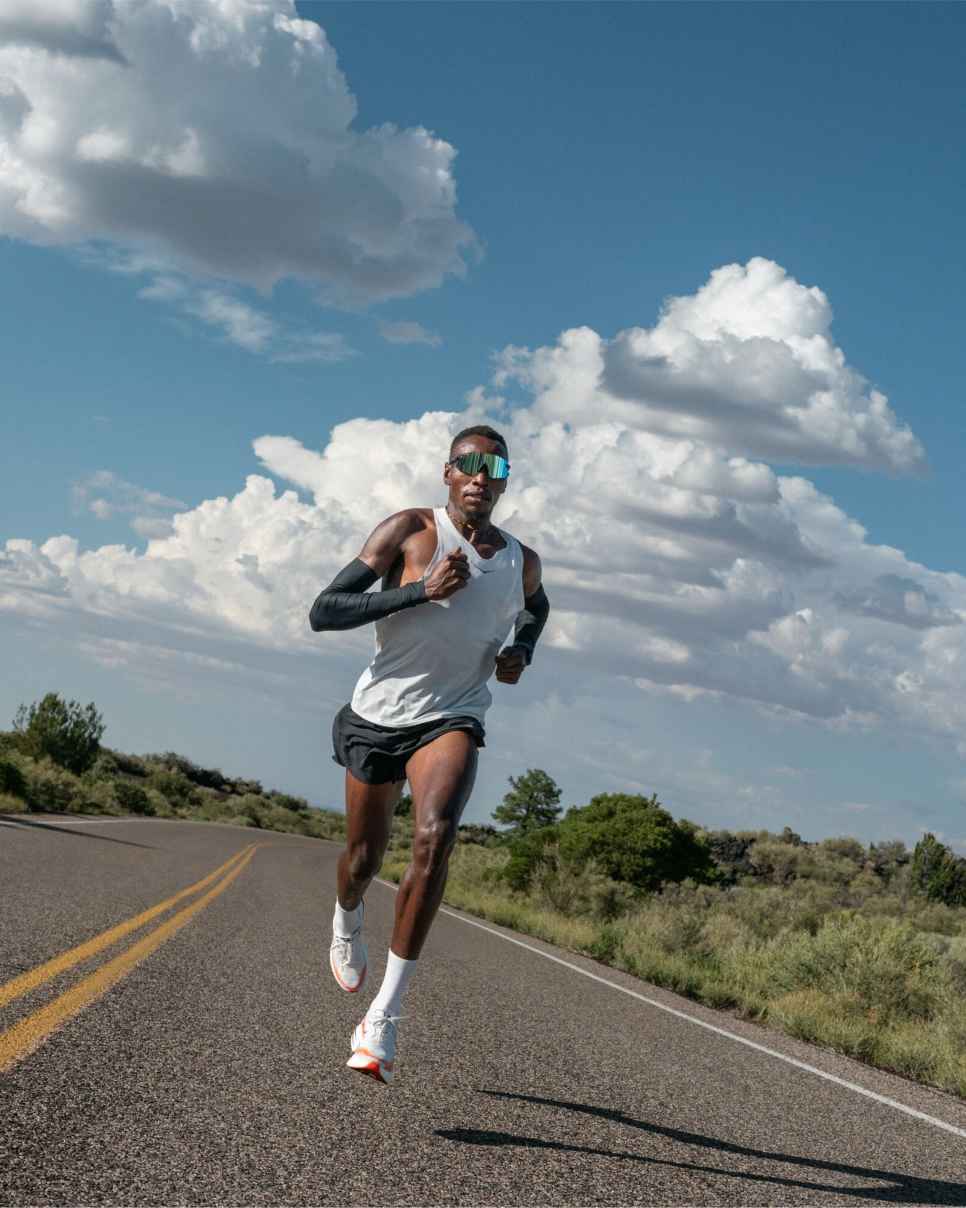 Race Day Singlet White