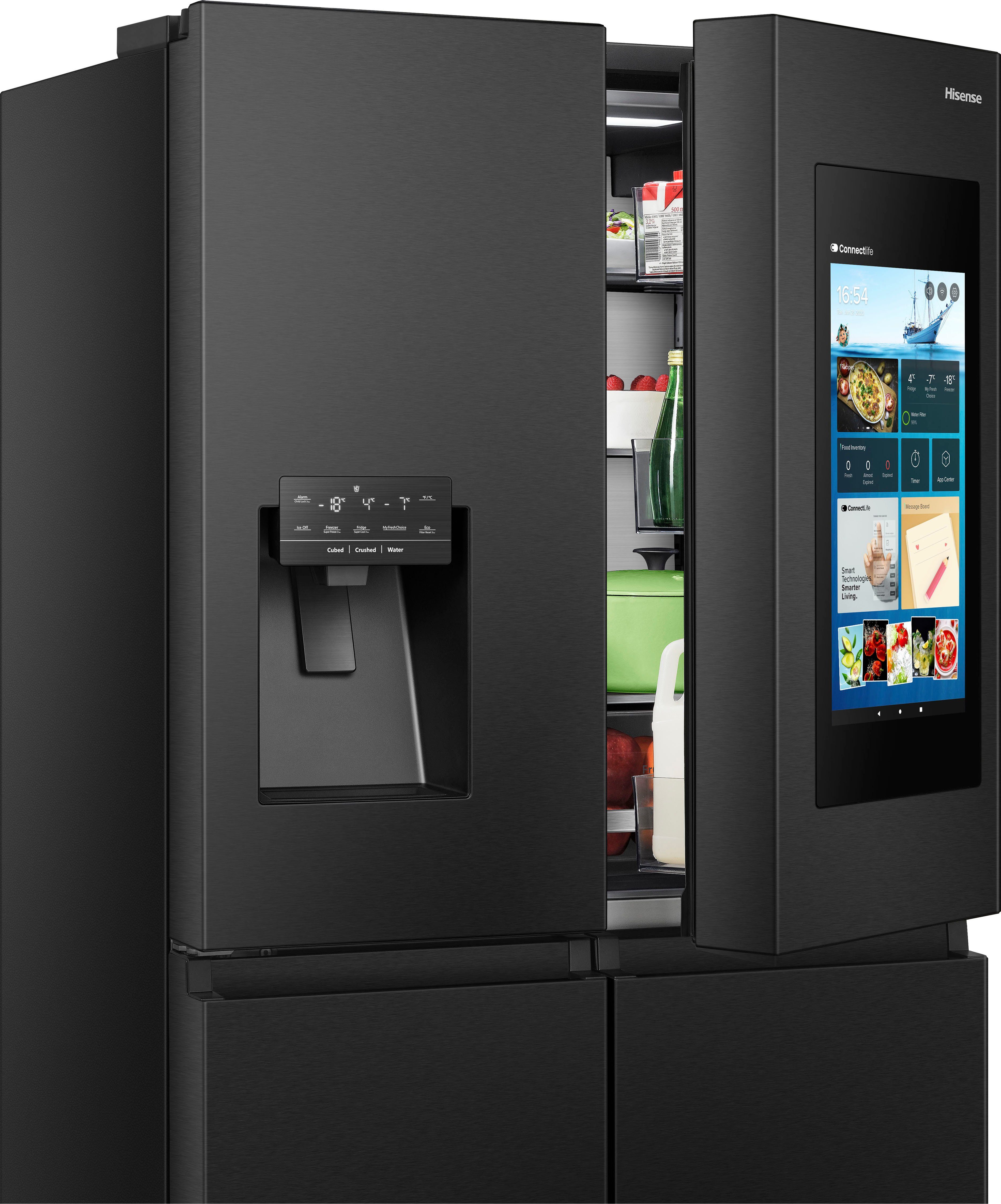 Hisense Multi Door RQ760 RQ760N4IFE, 178,5 cm hoch, 91,4 cm breit, Total No Frost
