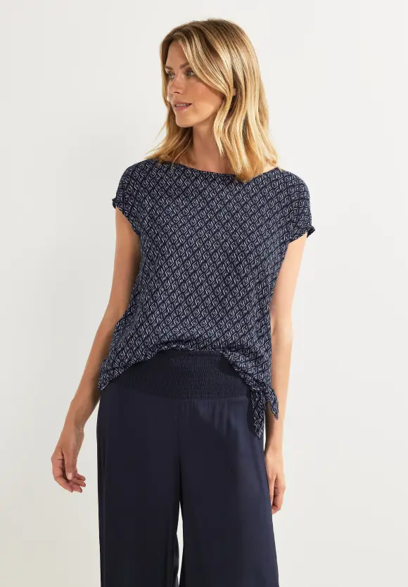 CECIL Bluse mit Knotendetail