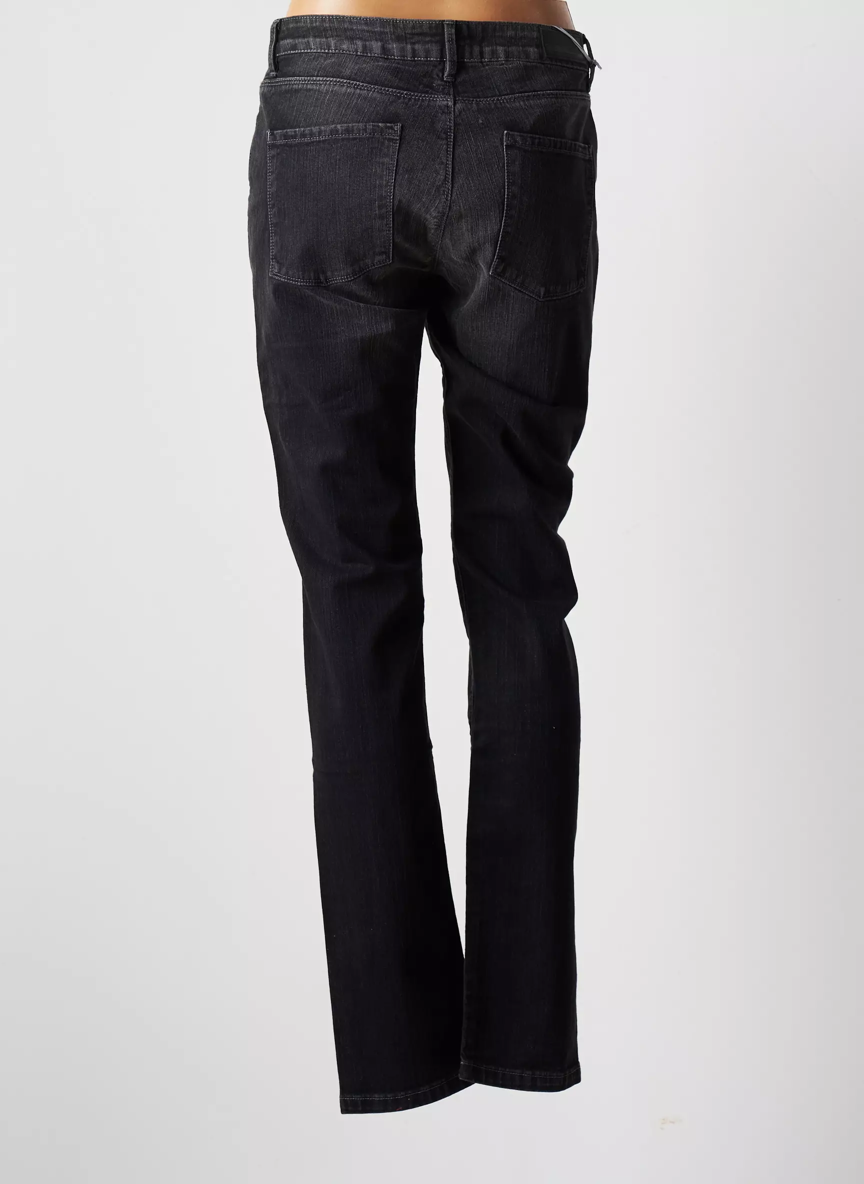 Denim Studio Jeans Coupe Slim Femme couleur gris