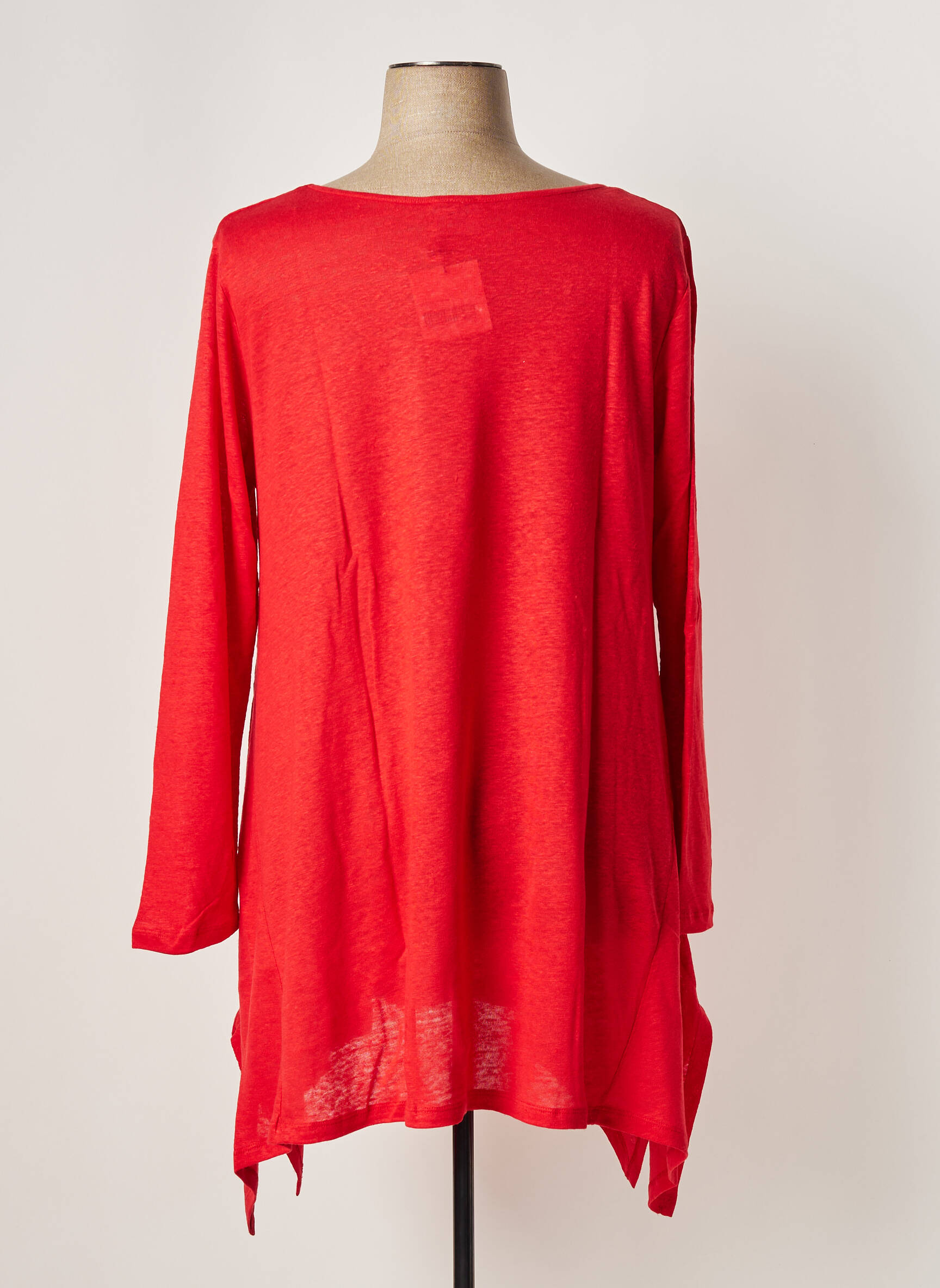 G Oze Tuniquemanchelongue Femme couleur rouge