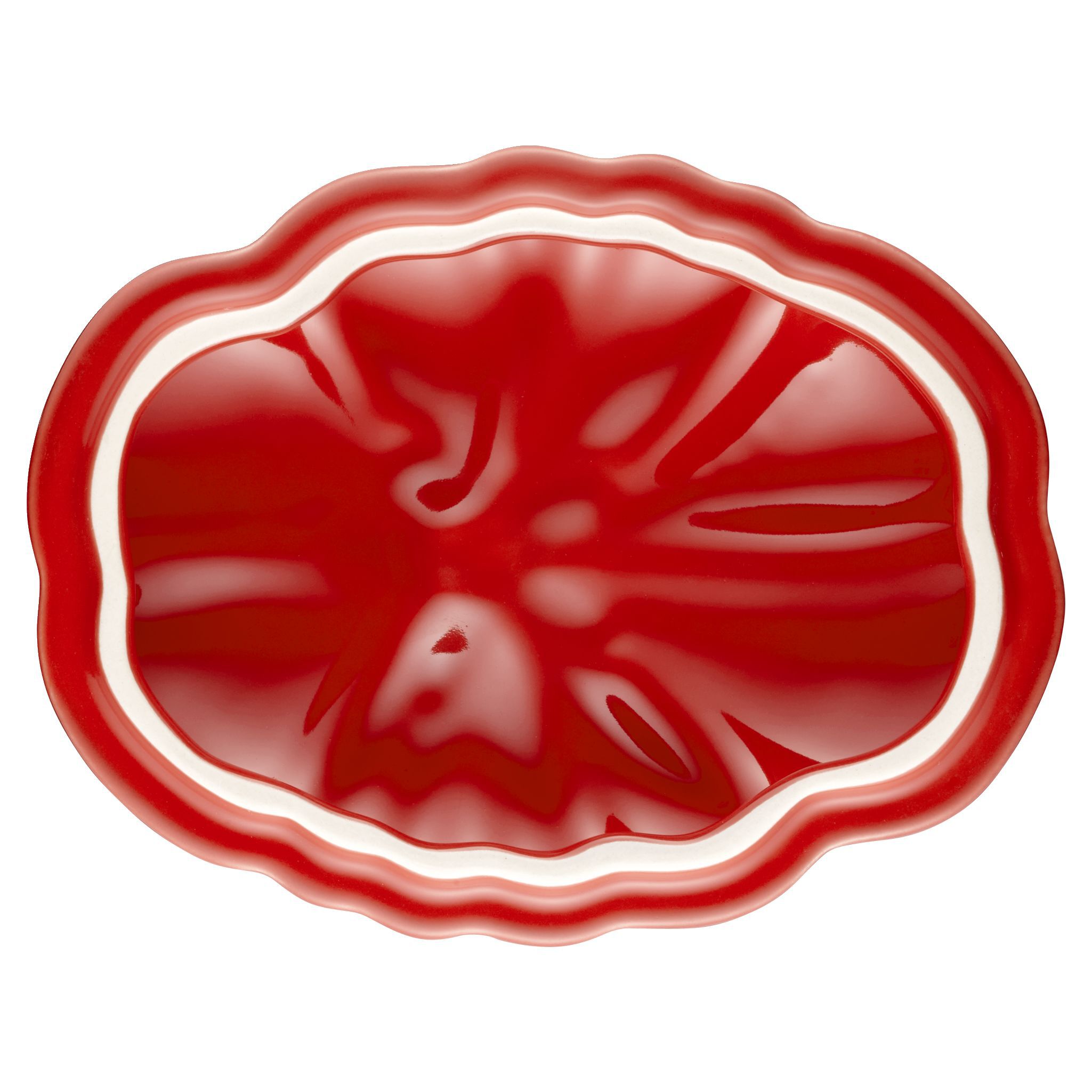 Cocotte 16 cm, Tomate, Kirsch-Rot, Keramik