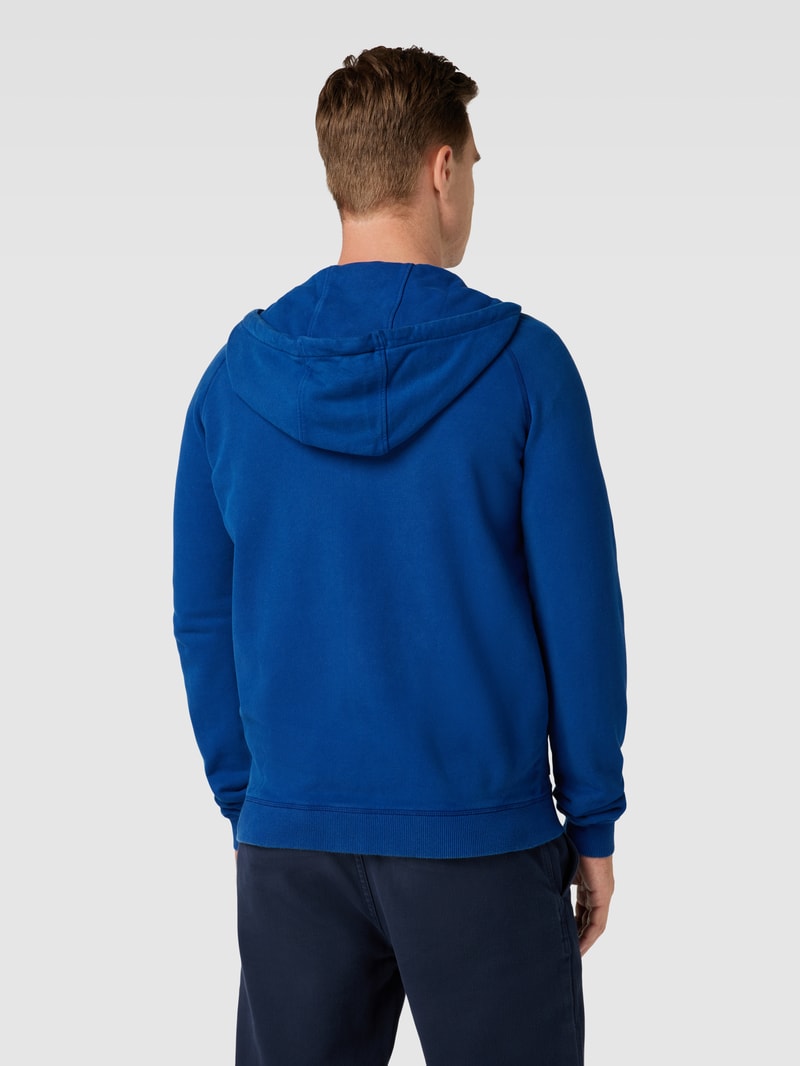 Sweatjacke mit EIngrifftaschen in blau