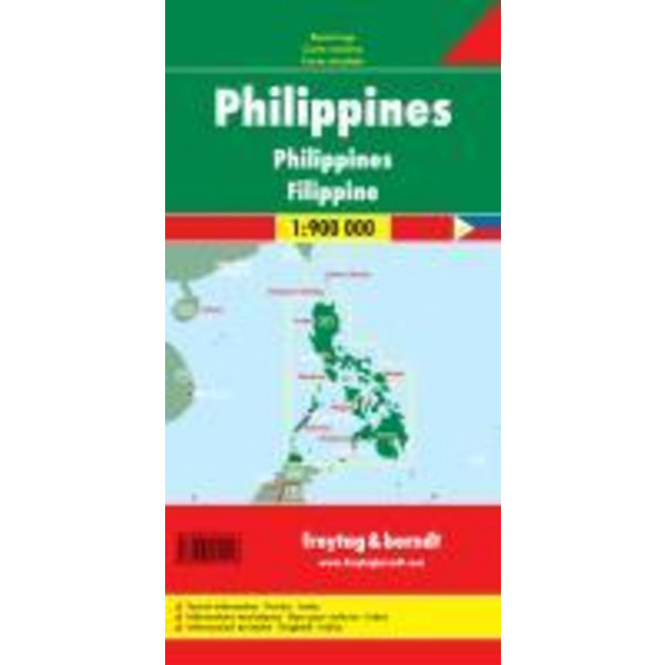 Philippinen, Autokarte 1:900.000 - Straßenkarte