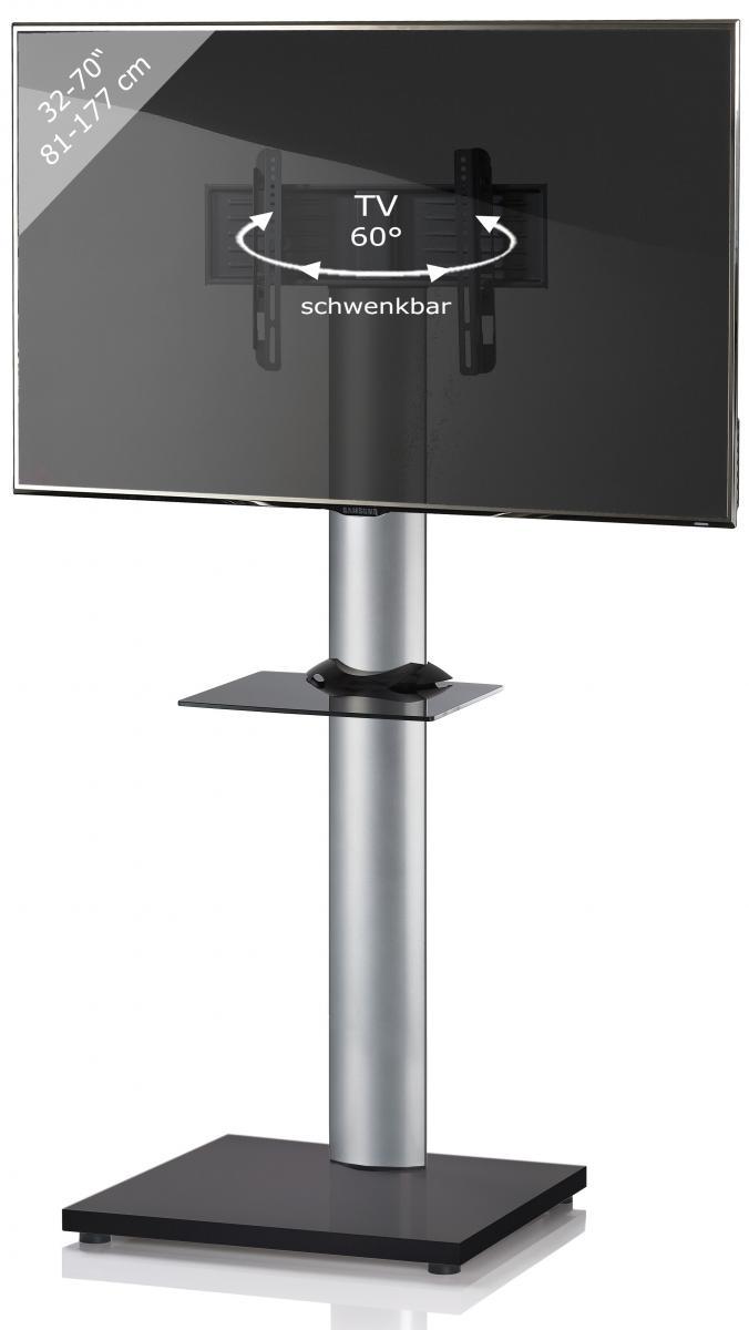 VCM my media TV-Standfuß Onu mit Rollen und Zwischenboden