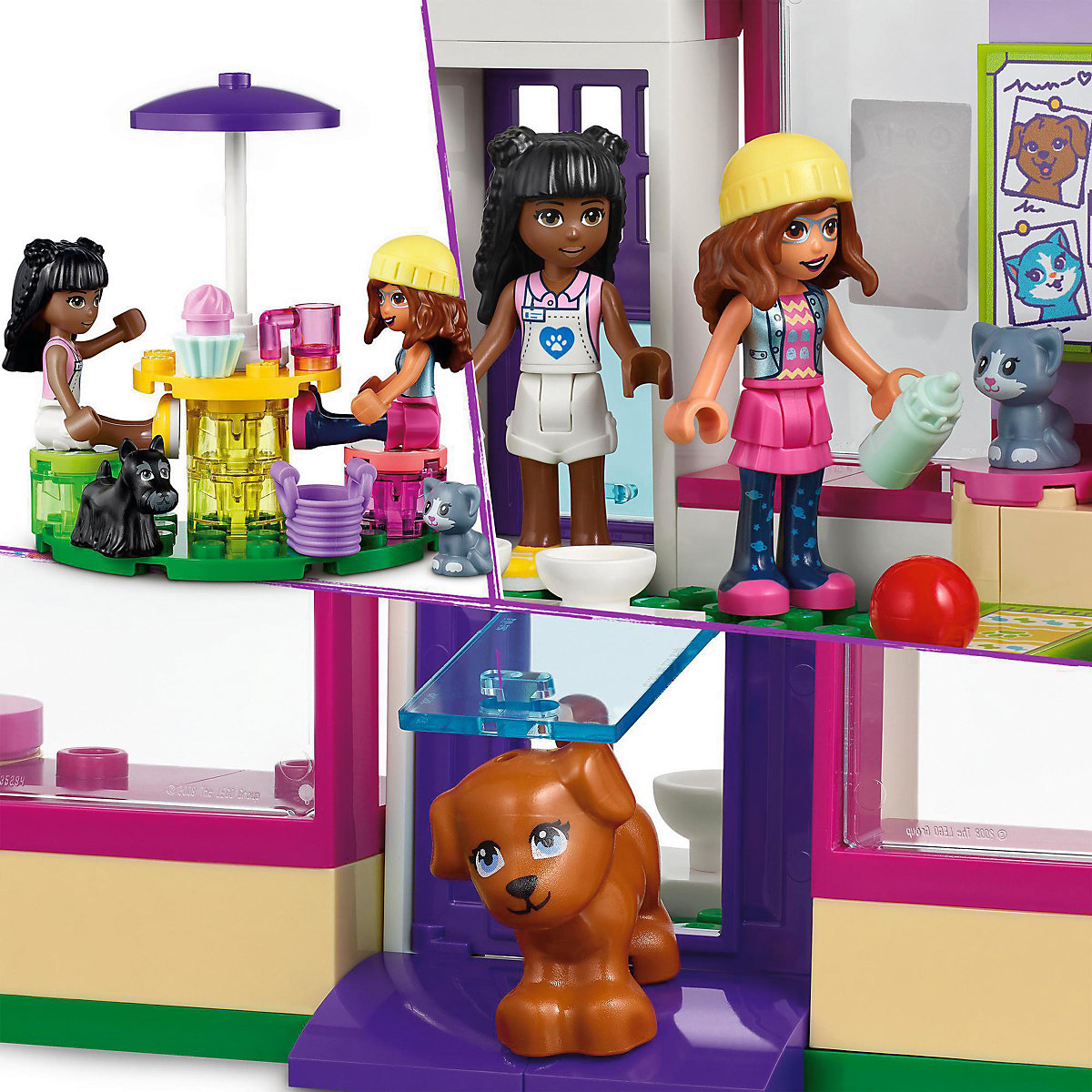 LEGO® Friends 41699 Tieradoptionscafé