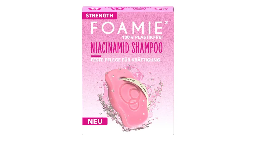 FOAMIE Festes Shampoo Niacinamid 80 g