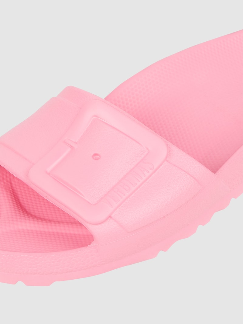 Slides aus Gummi Modell 'Reiko' in pink