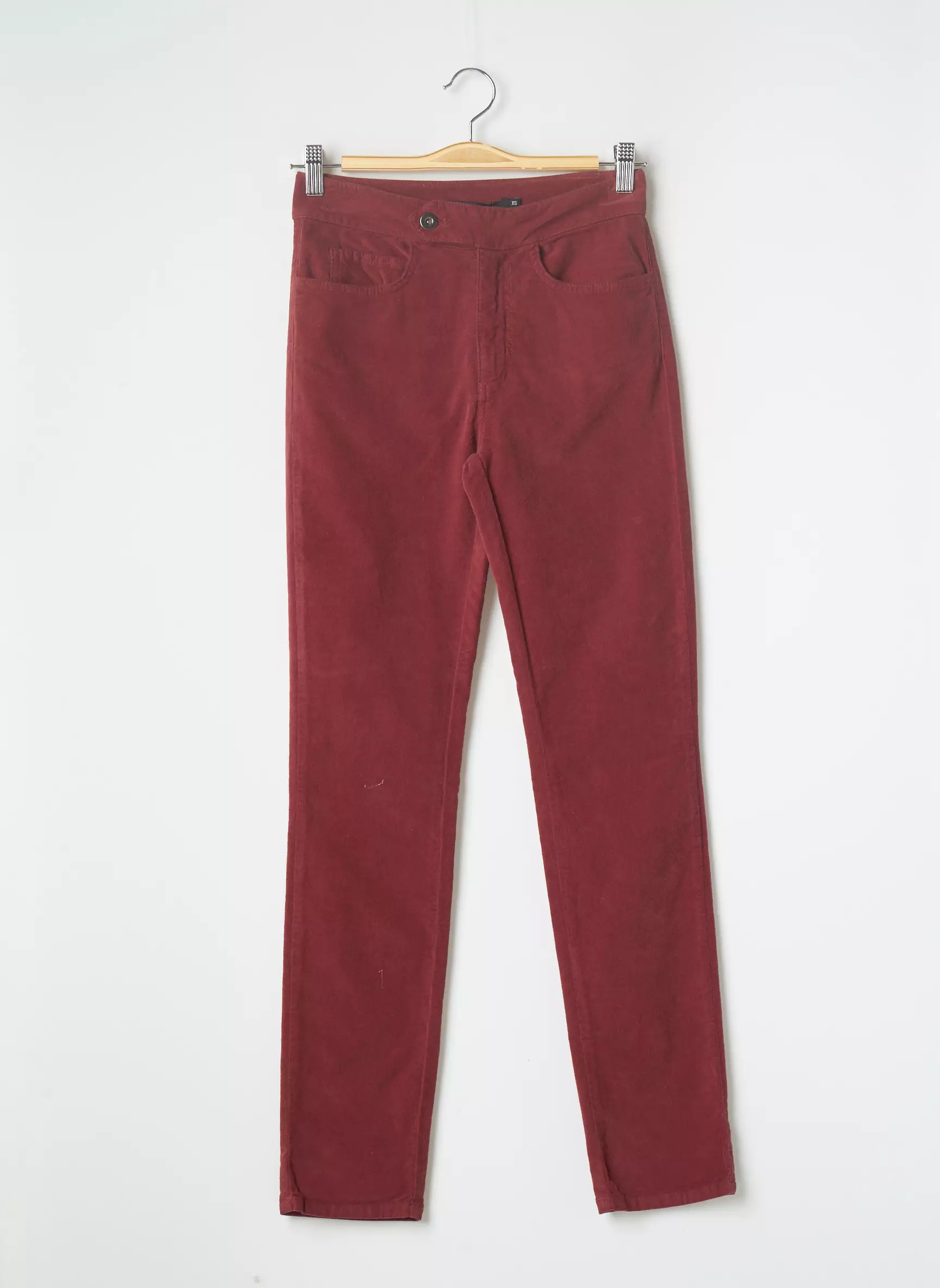 Lauren Vidal Pantalons Chino Femme couleur rouge