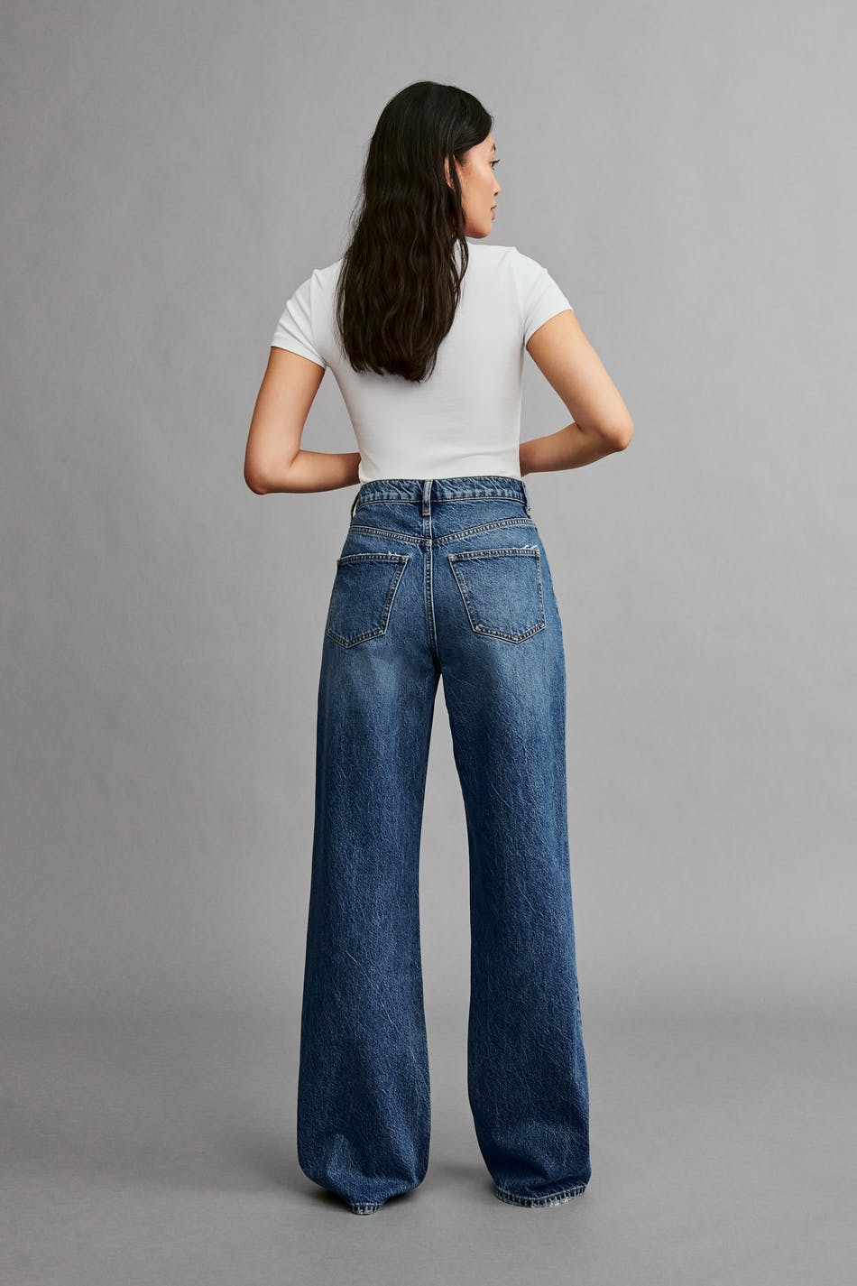 Straight high waist jeans