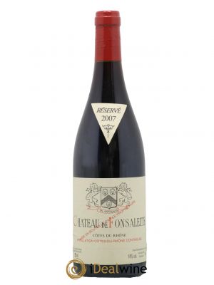 Côtes du Rhône Château de Fonsalette Emmanuel Reynaud  2007 - Lot de 1 Bouteille
