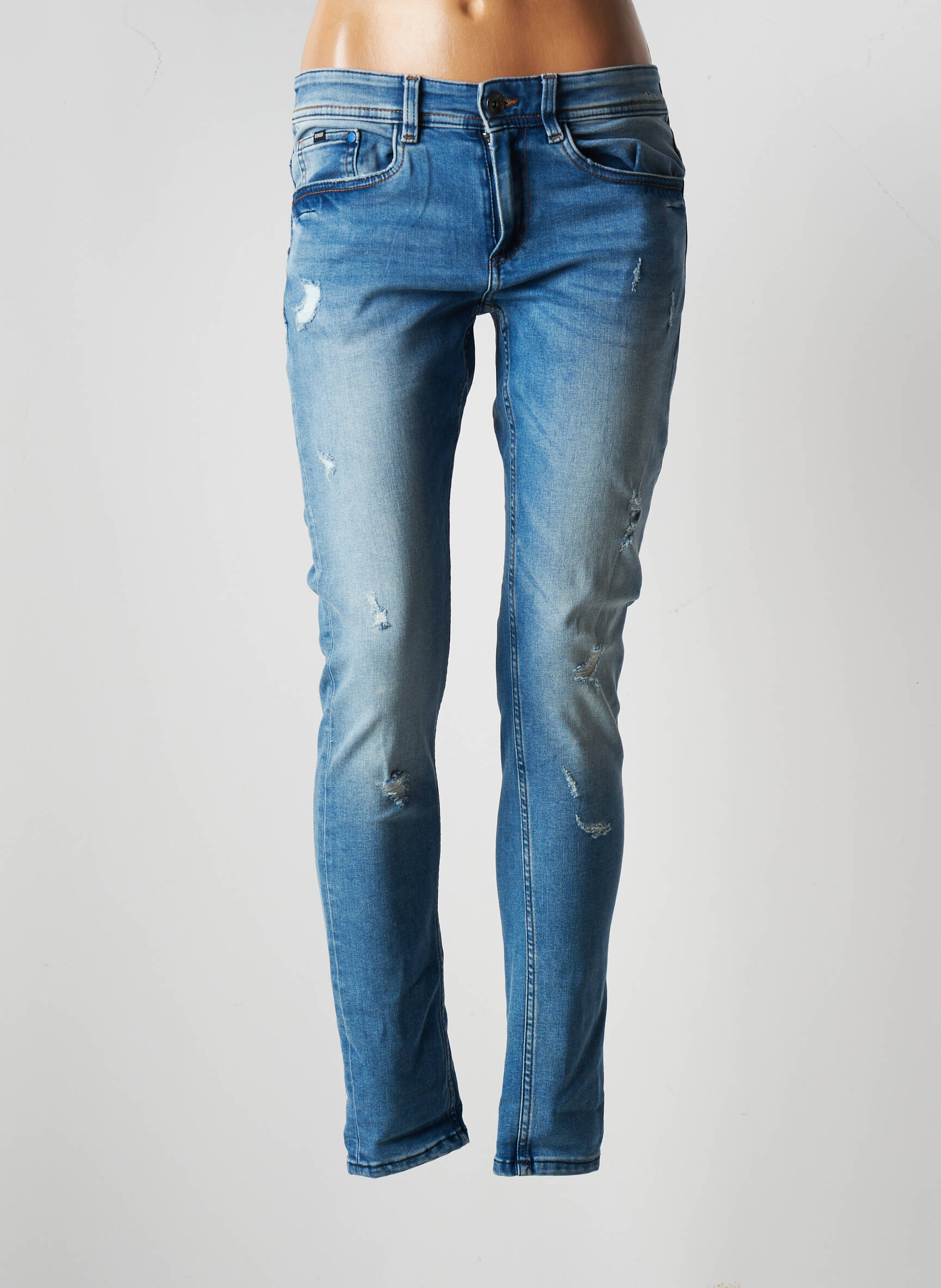 Bonobo Jeans Skinny Femme couleur bleu