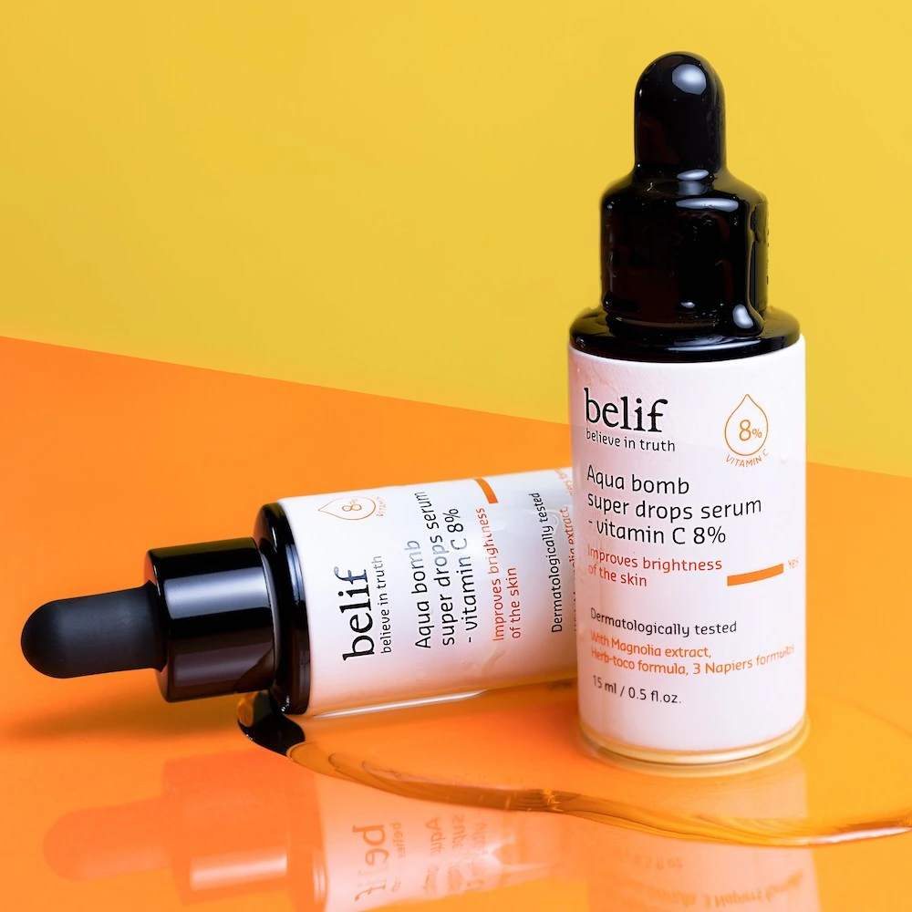 Sérum Belif Aqua Bomb Super Drops - vitamín C 8%