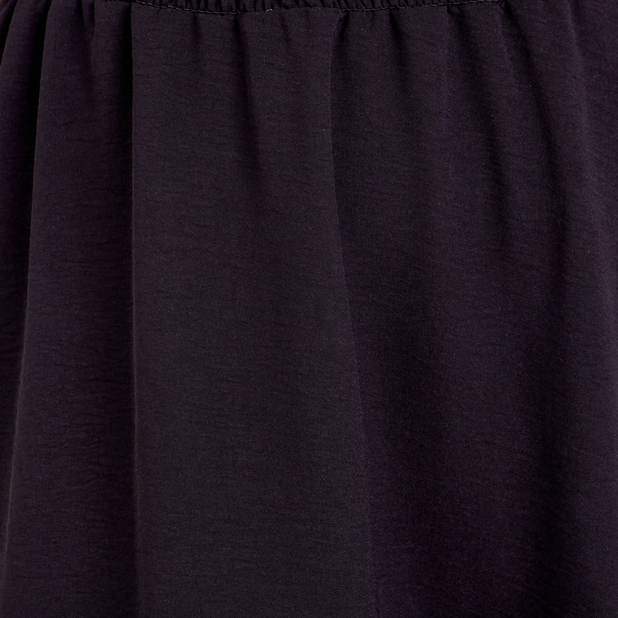 Robe évasée avec volants noir femme | Cache Cache