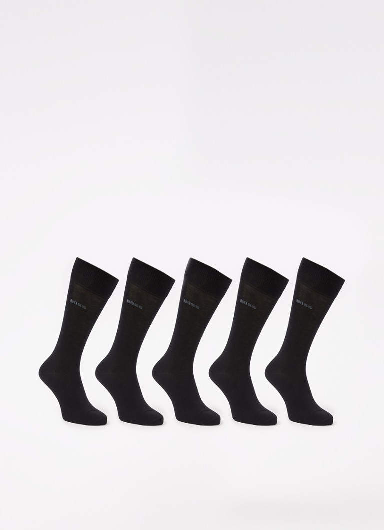 HUGO BOSS kojinės su logotipu, 5 vnt. pakuotėje