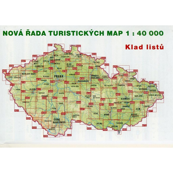 Wanderkarte Tschechien Cesky raj, Mladobleslavsko 1 : 40 000 - Wanderkarte