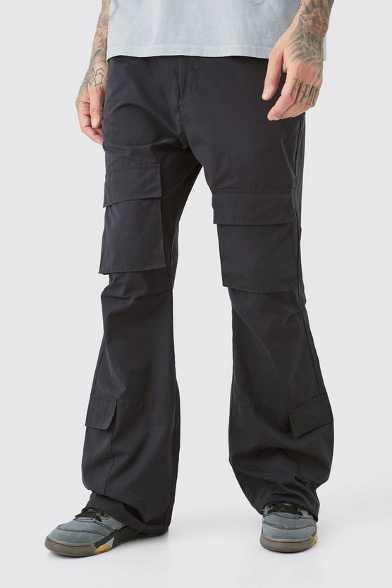Tall lockere Cargo-Schlaghose
