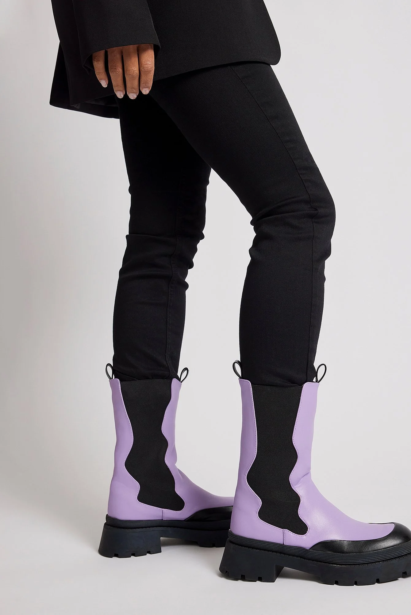 Wellige Stiefel