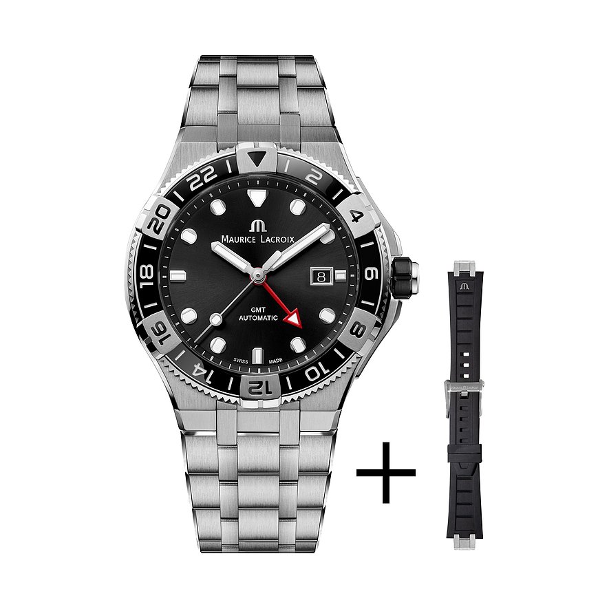 Maurice Lacroix Uhren-Set inkl. Wechselarmband Aikon Venture GMT