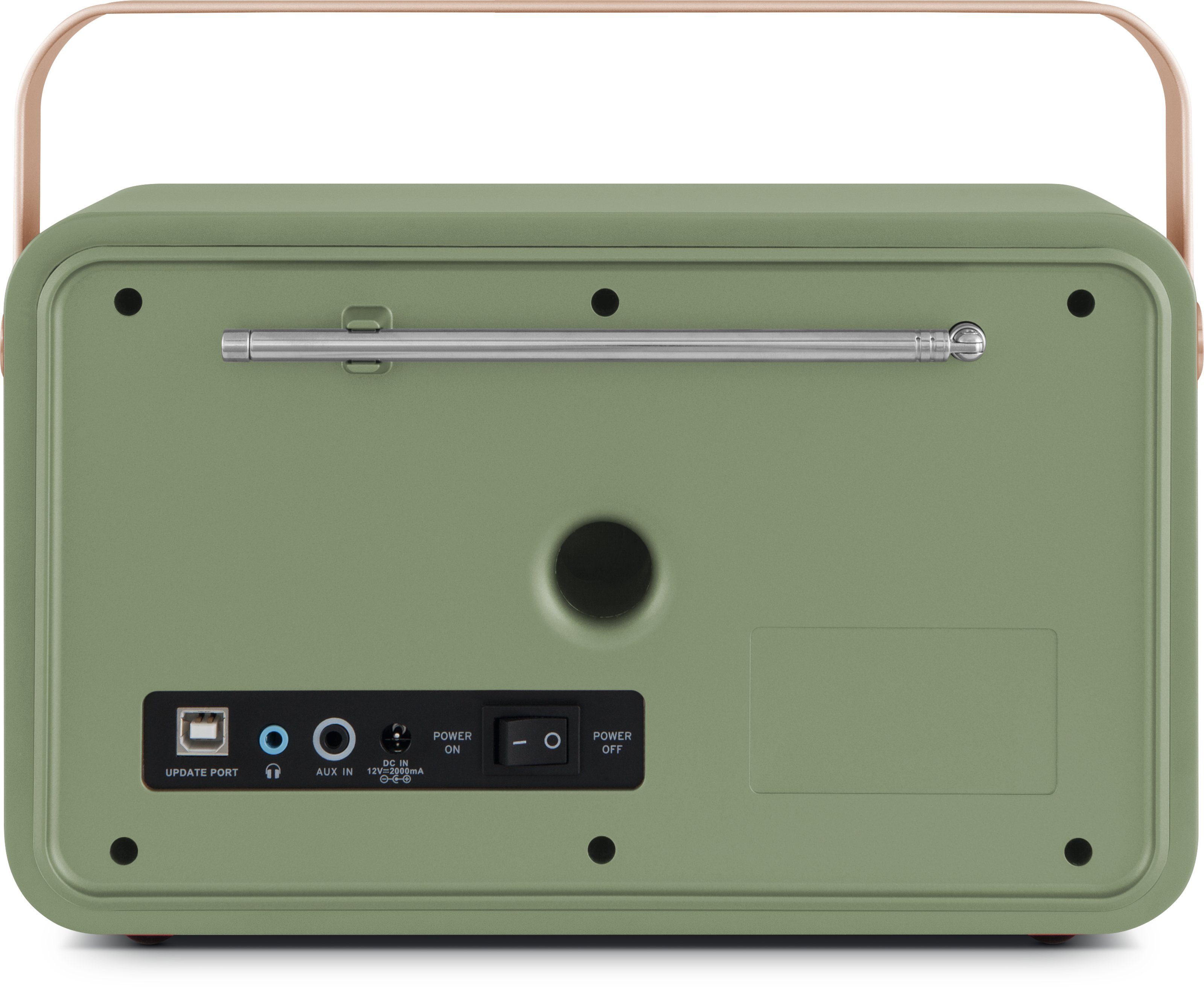 Nordmende Transita 121 IR Digitalradio (DAB) (Digitalradio (DAB), UKW mit RDS, Internetradio, 5,00 W, Metalltragegriff, Retro-Design)