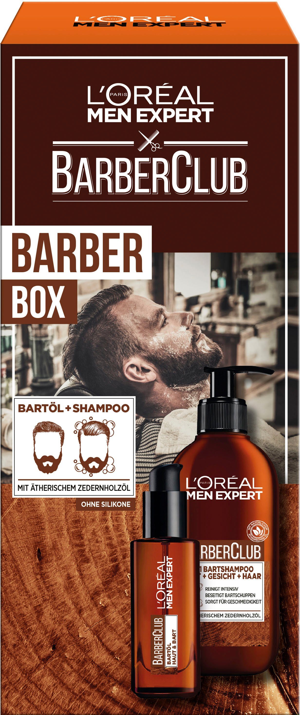 L'ORÉAL PARIS MEN EXPERT Gesichtsöl L'Oréal Men Expert Bartpflege Set mit Bartöl, besonders für das Gesicht geeignet