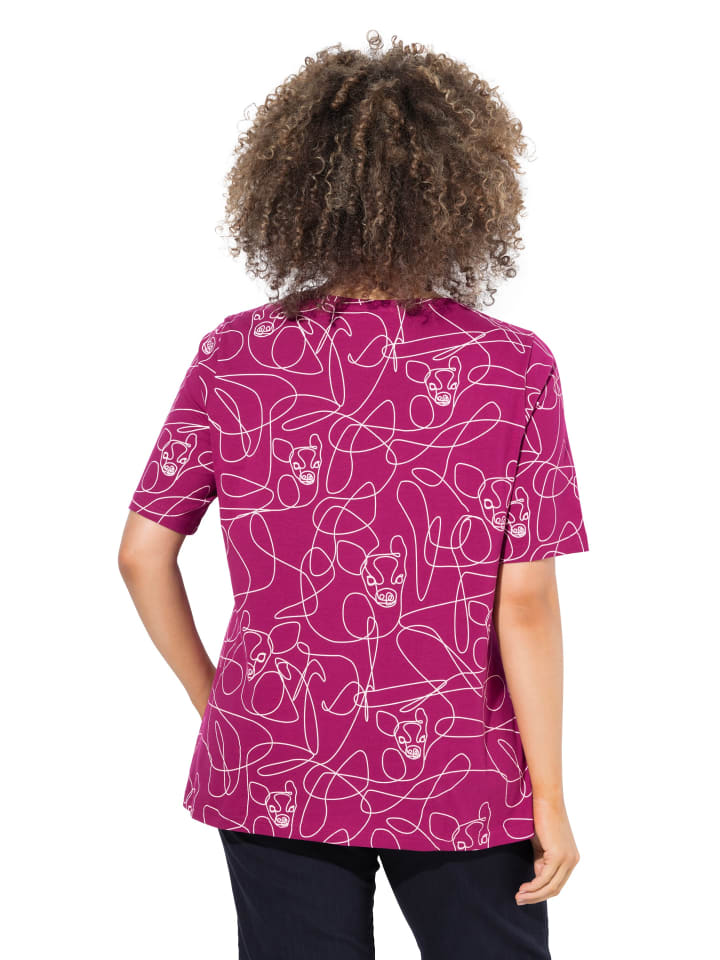 Ulla Popken Shirt in magnolienrot günstig kaufen