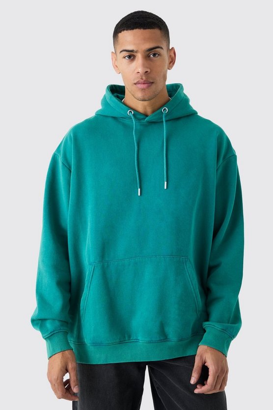 Oversize Hoodie mit Acid-Waschung