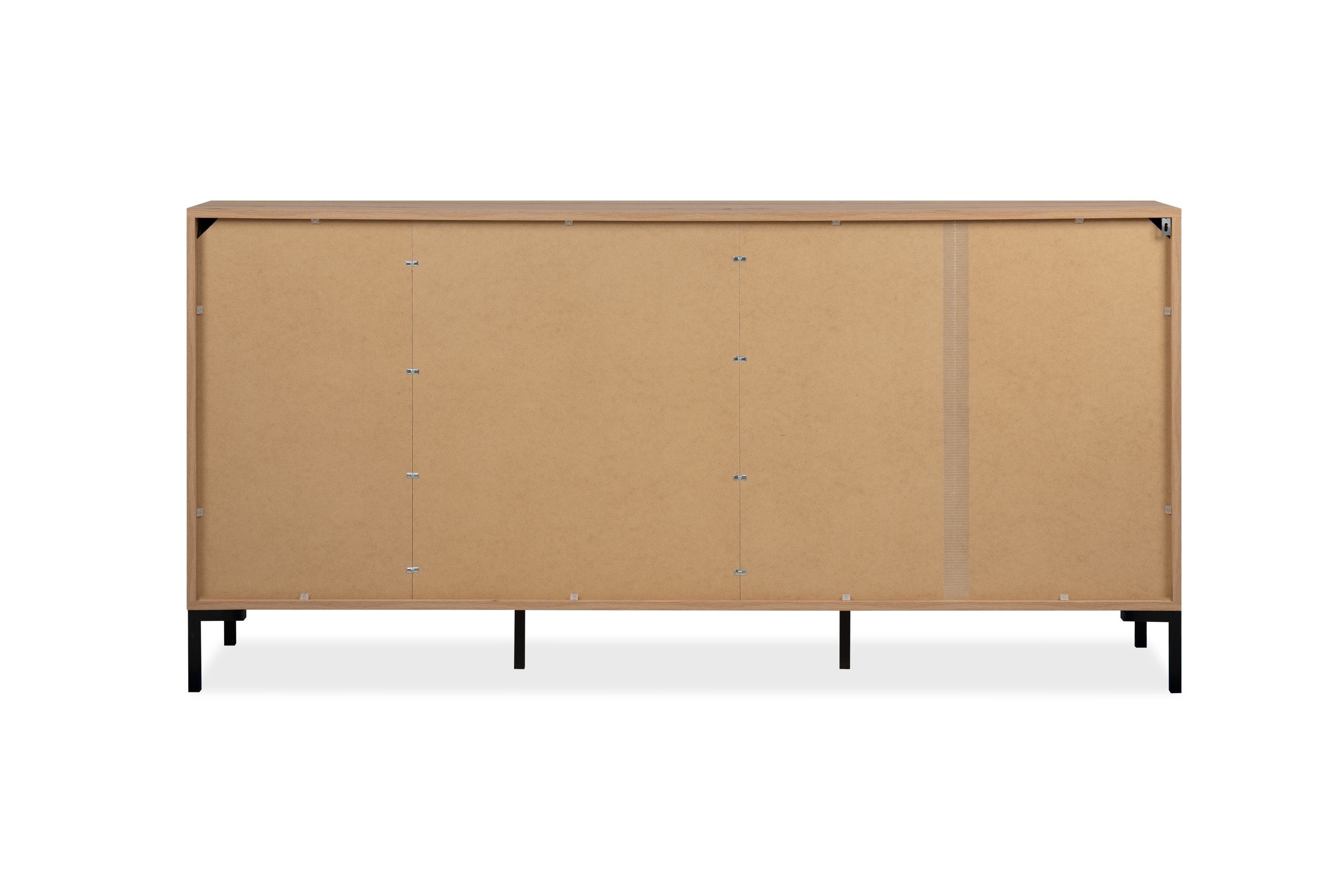 möbelando Sideboard Korsika (BxHxT: 170x87x40 cm), in Dekor Artisan Oak