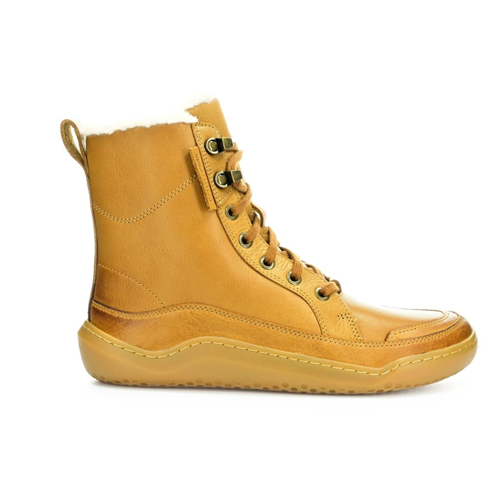 Vivobarefoot Gobi Boot Warmlined L Light Tan Winterbarfußschuhe