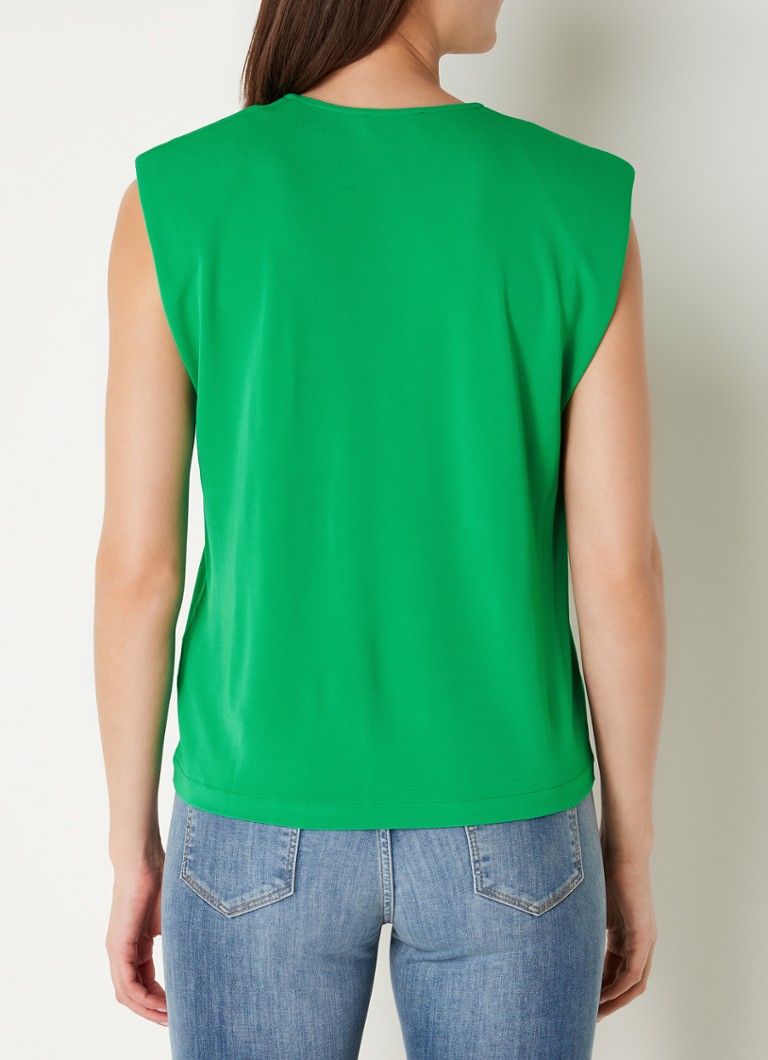 Cinque Ciever sleeveless top with shoulder pads
