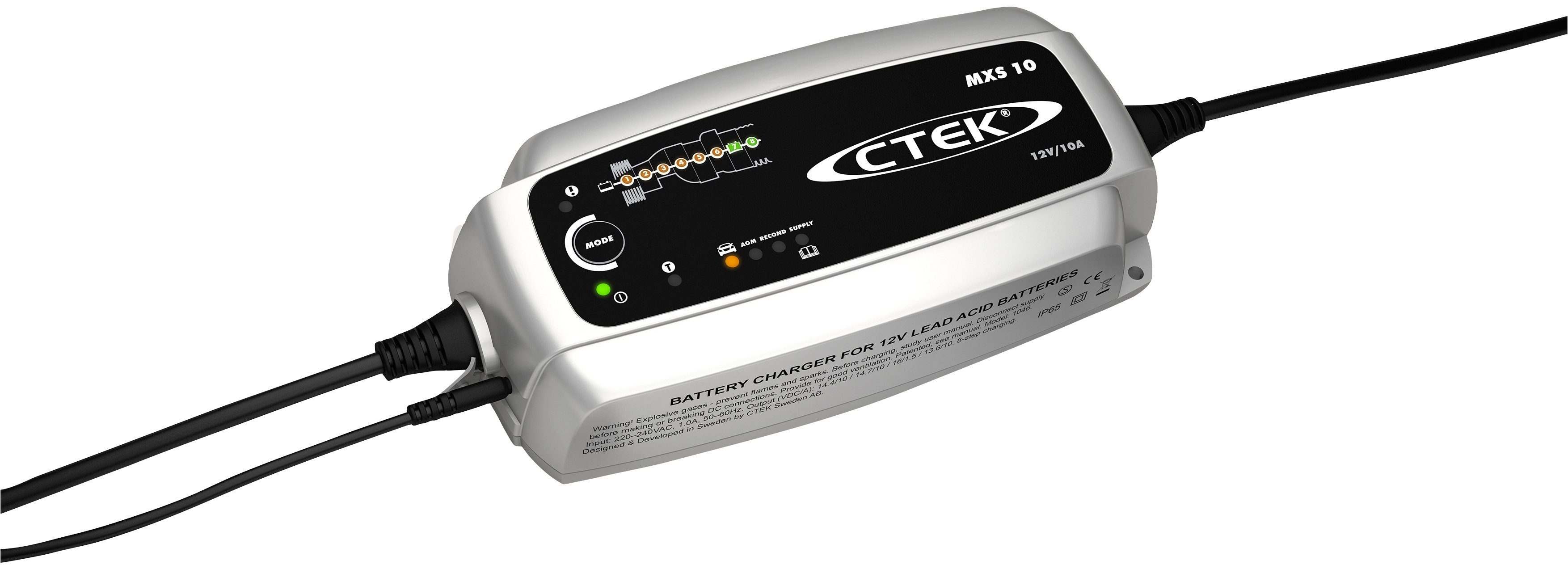 CTEK MXS 10 Batterie-Ladegerät (Versorgungsprogramm / Supply-Modus)