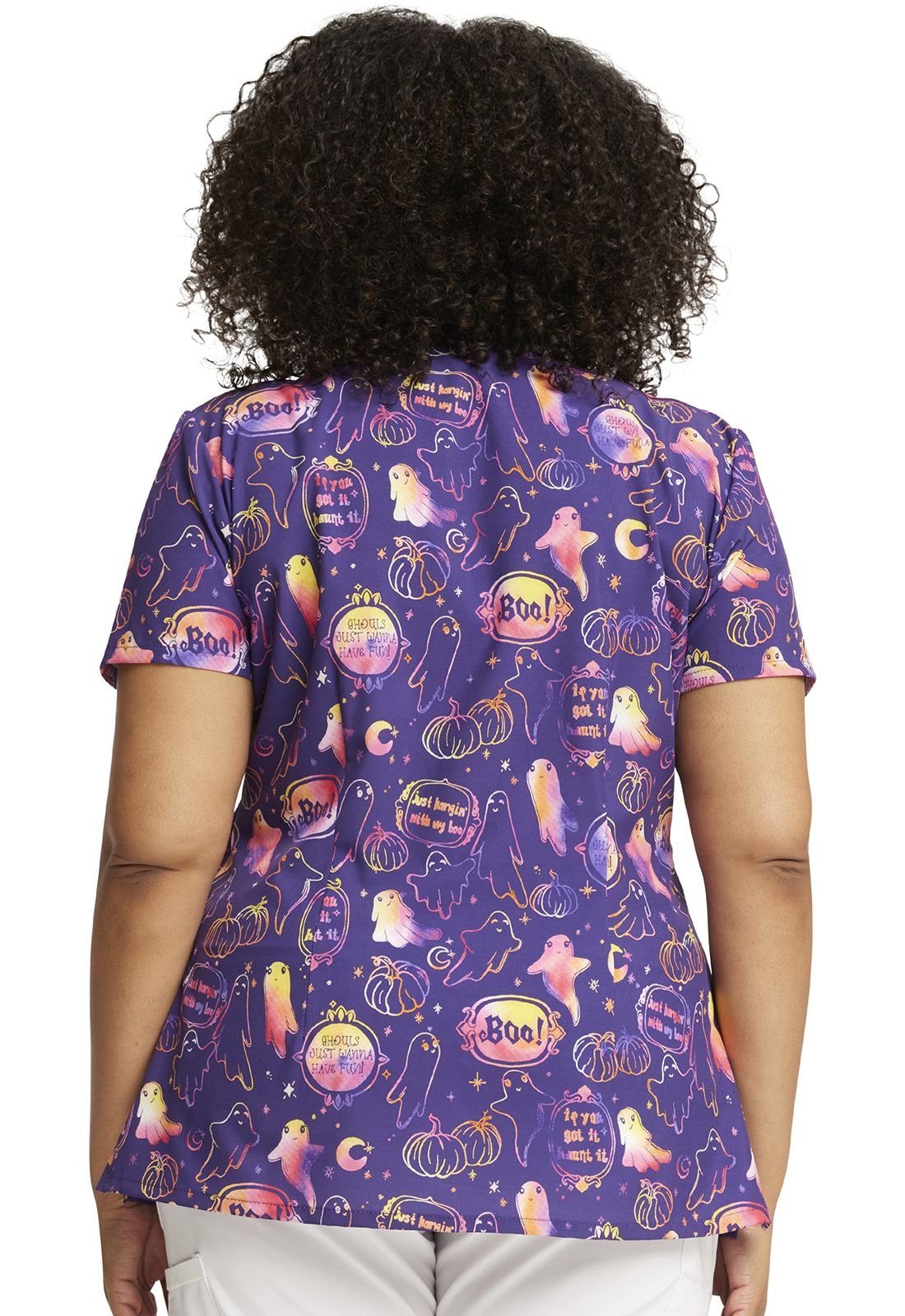 Dickies Funktionsbluse Bunt bedruckter Damen Kasack 