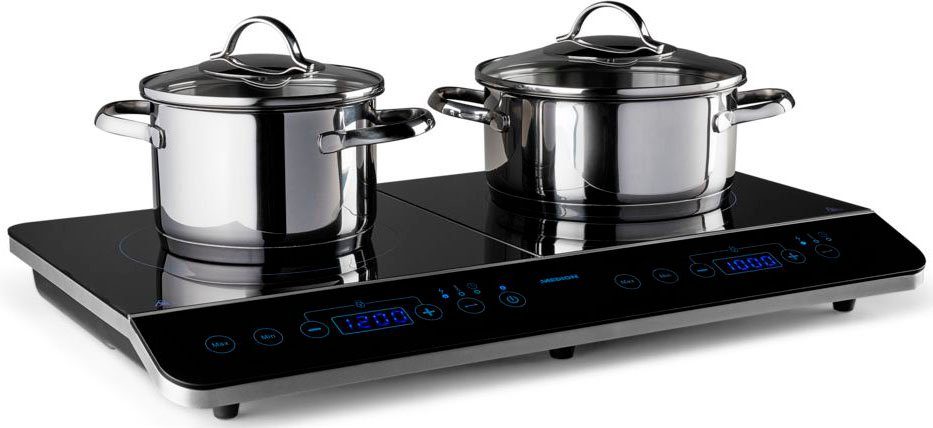 Medion® Doppel-Induktionskochplatte MD 15324, 10 Temperaturstufen, Leistung 3500 Watt