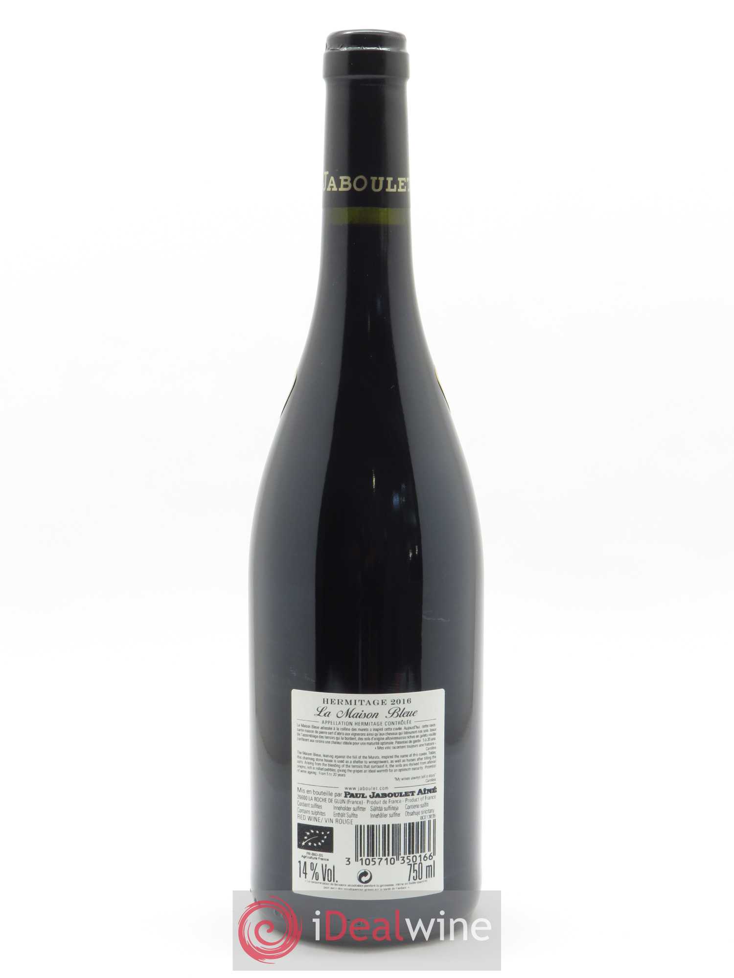 Hermitage La Maison Bleue Paul Jaboulet Ainé  2016 - Lot de 1 Bouteille