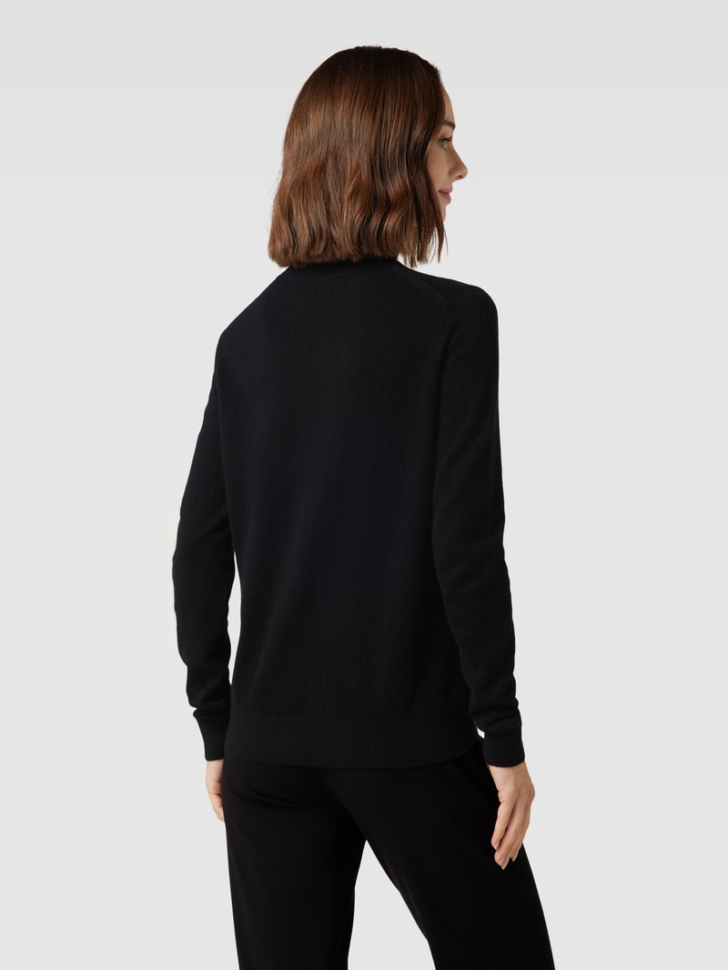 Longsleeve aus Kaschmir in schwarz