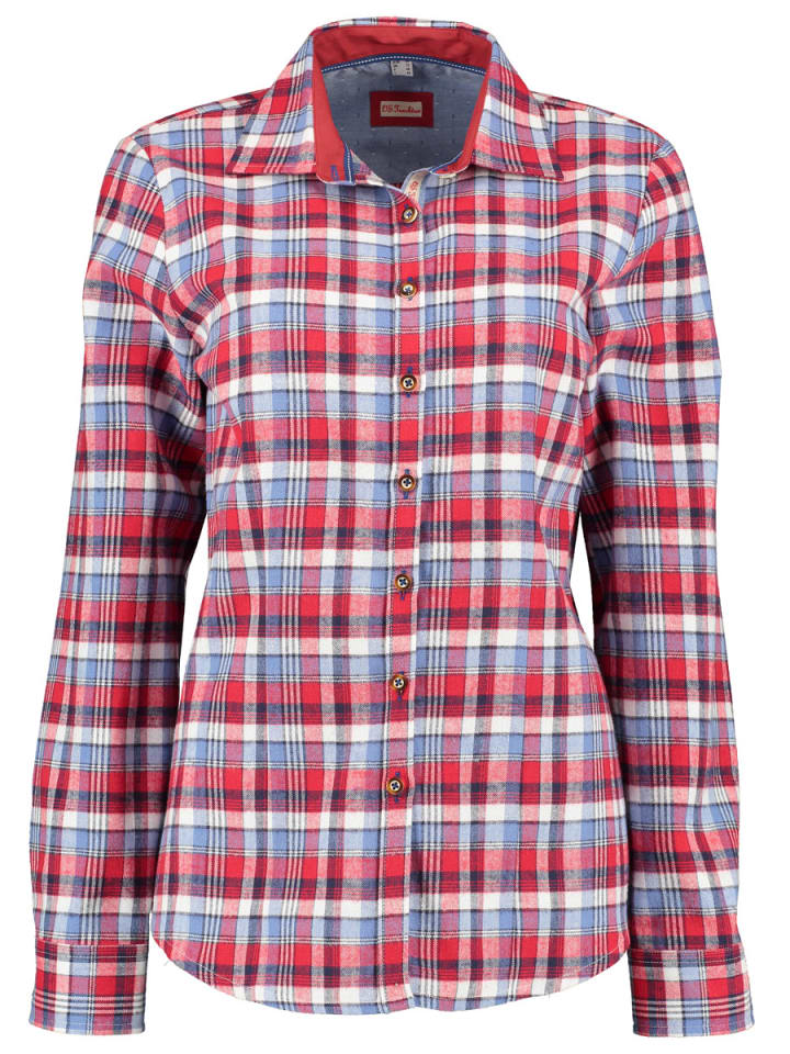 OS-Trachten Trachtenbluse Lumeru in marine günstig kaufen