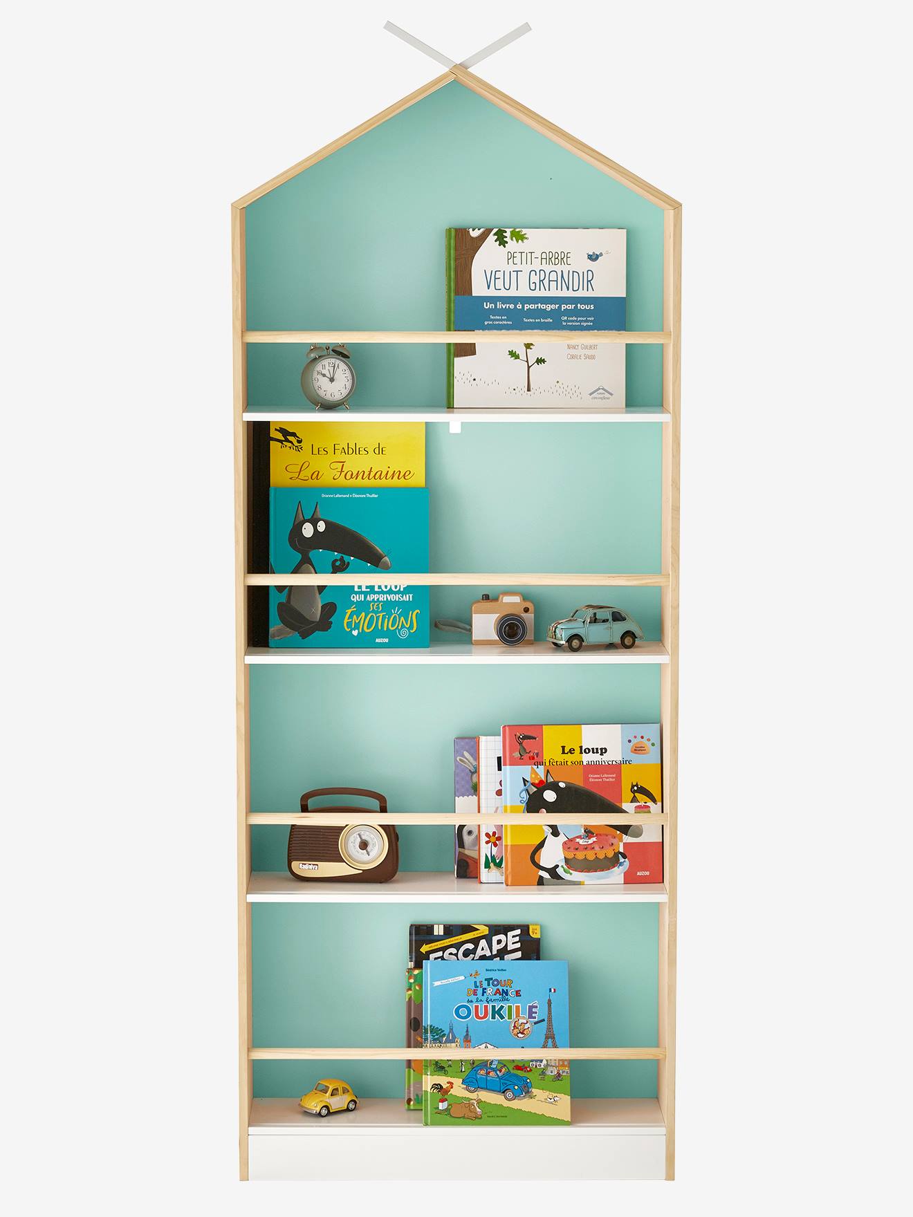 Vertbaudet Kinder Bücherregal TIPILI - weiß