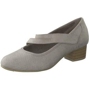 Jana Spangenpumps in grau