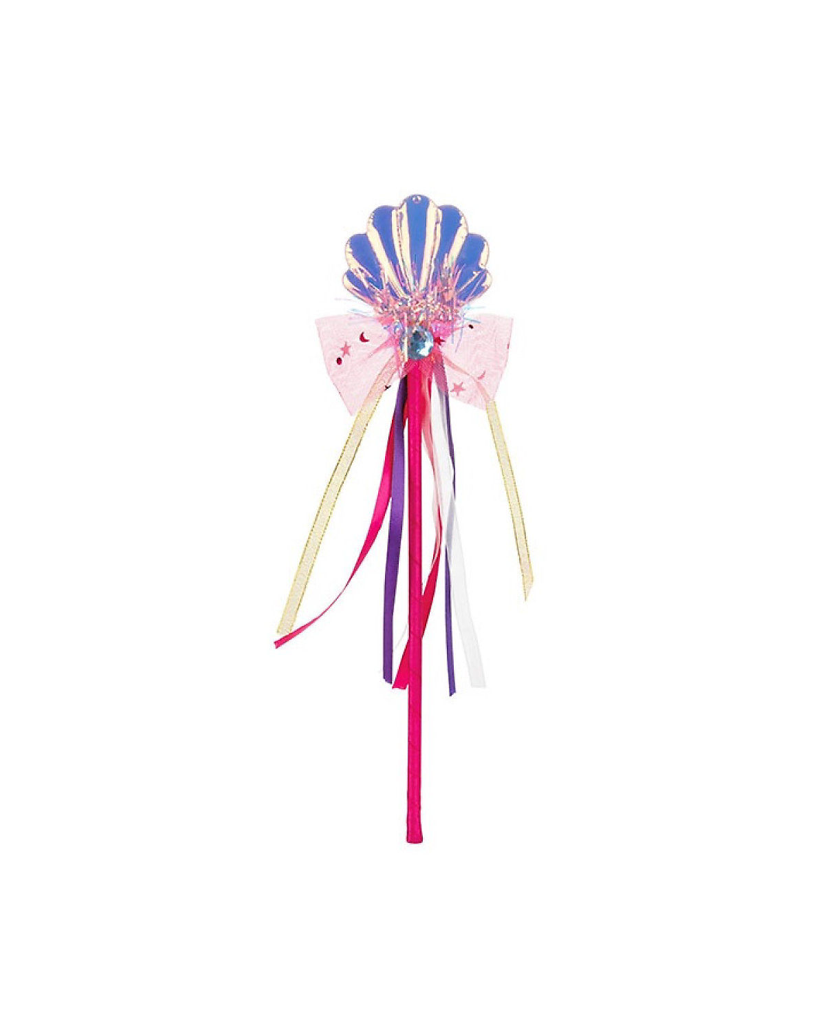 Kinder-Kostüm Meerjungfrau mit Diadem und Zauberstab