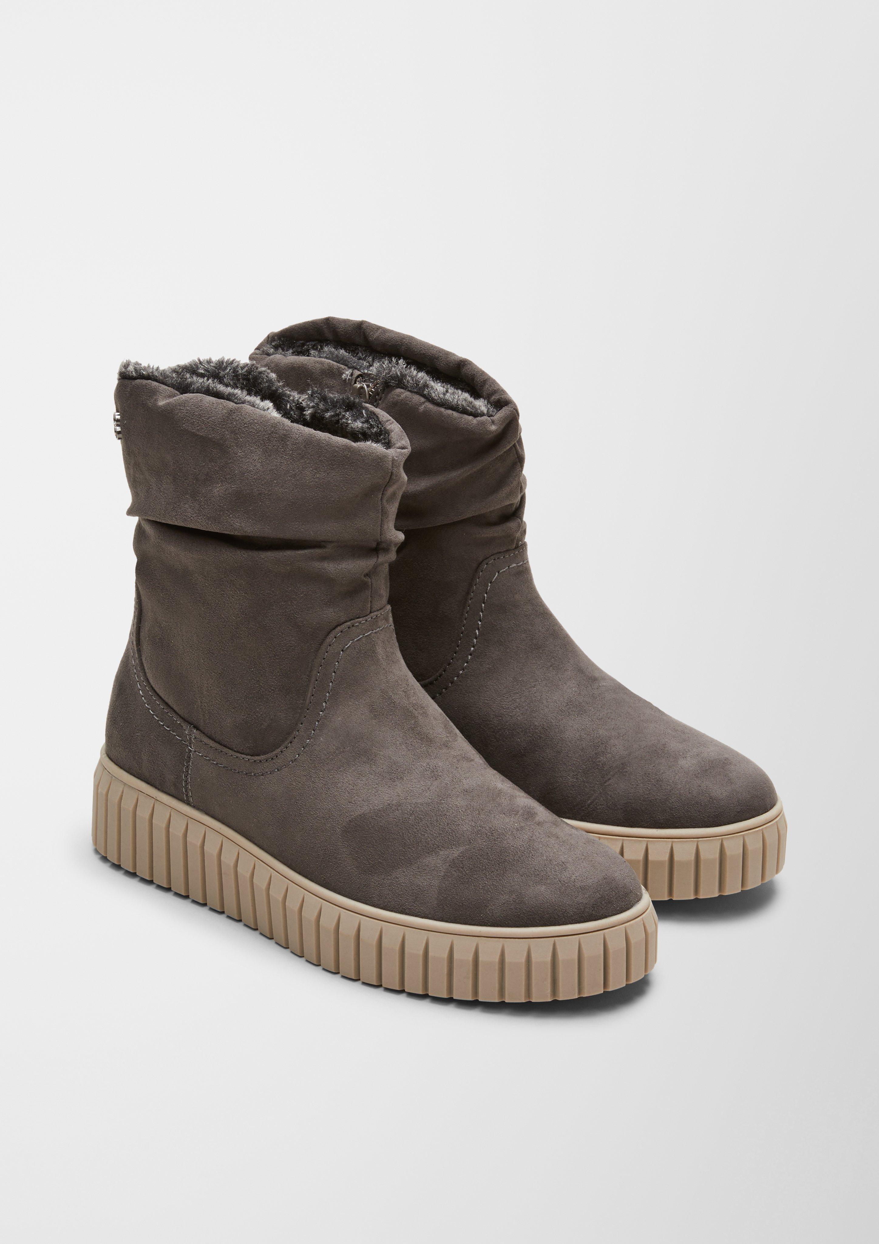 Gefütterte Boots mit Plateausohle  6006631-235