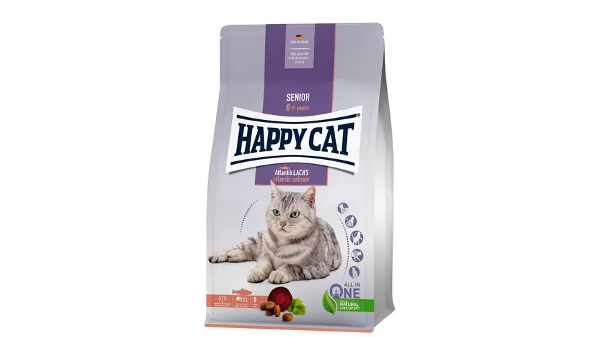 Happy Cat Katzentrockenfutter Senior Atlantik Lachs 300g 300 g